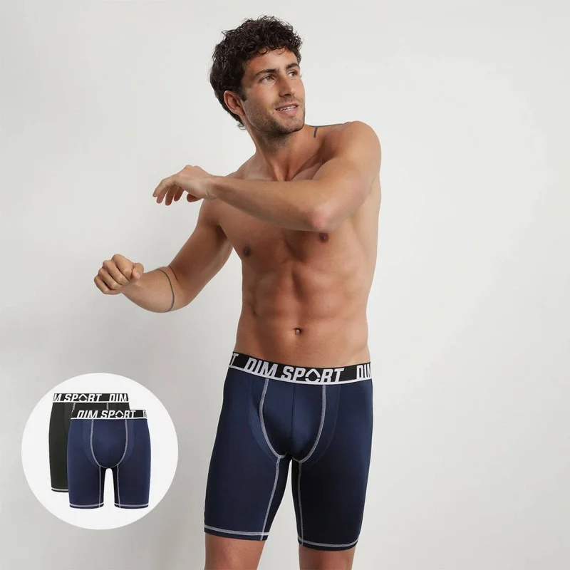 DIM SPORT Set van 2 heren Microvezel Lange Boxers Snelle levering