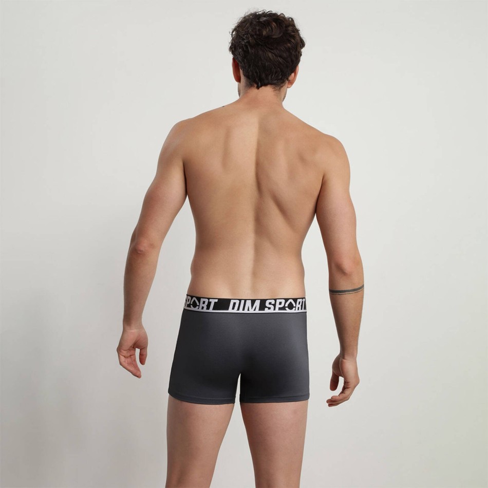 DIM SPORT Set of 3 Men's Microfibre Boxers - Breathable Sports Underwear