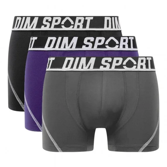Juego de 3 calzoncillos de microfibra para hombre "DIM SPORT (Calzoncillos para hombre) Dim chez FrenchMarket