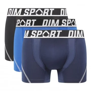 Set of 3 Men's Microfiber Boxers "DIM SPORT (Men's boxer shorts) Dim on FrenchMarket