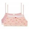 Set of 2 Girls Stretch Cotton Bras "The Pockets (Bras) Dim on FrenchMarket