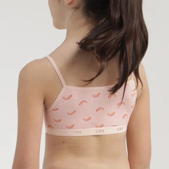 Lot de 2 Brassières Fille Coton Stretch "Les Pockets" (Brassières et Soutiens-gorge) Dim chez FrenchMarket