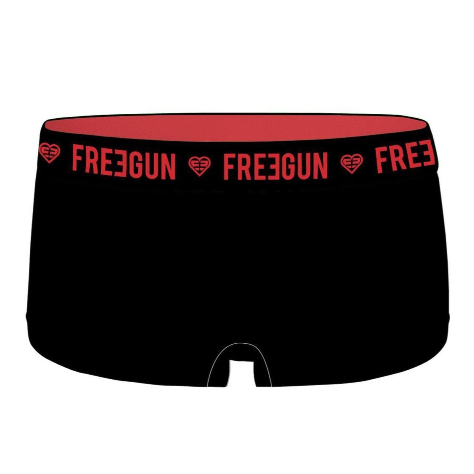 FREEGUN | Lot de 4 Shorties Fille Fantaisie | Microfibre confortable