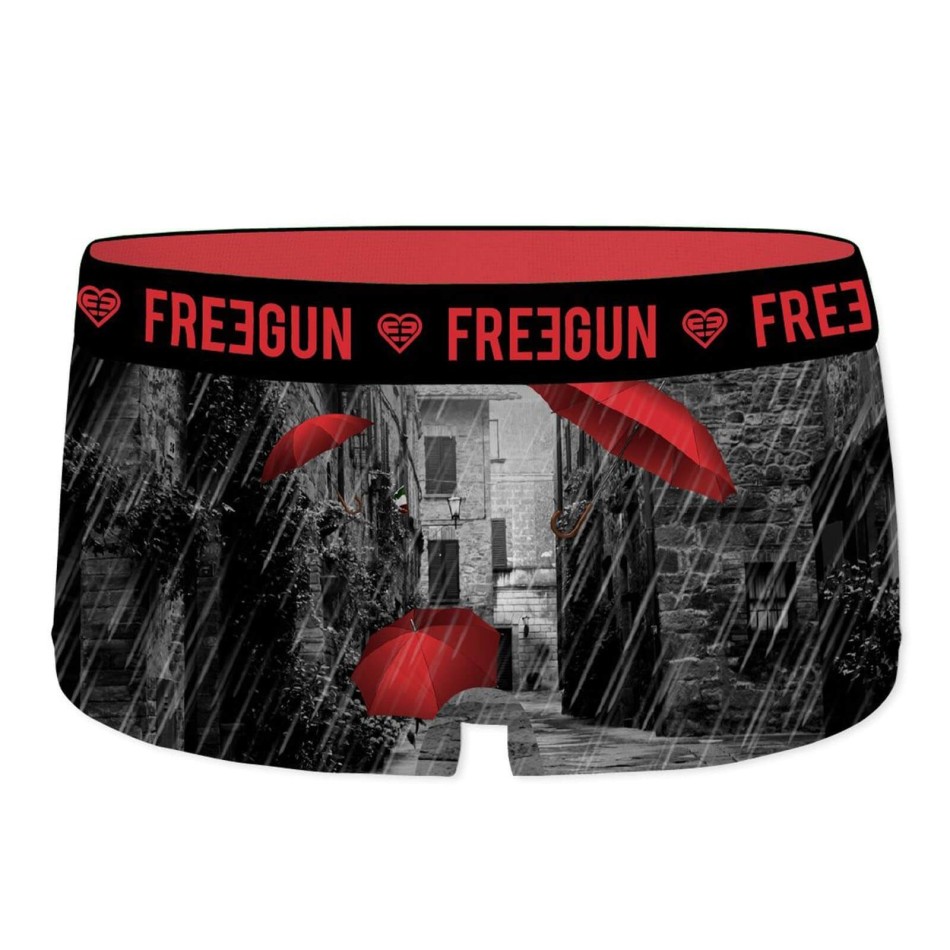 FREEGUN | Lot de 4 Shorties Fille Fantaisie | Microfibre confortable