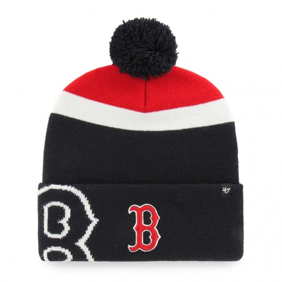 Bonnet MLB Boston Red Sox Mokema Cuff Knit (Bonnets) '47 Brand chez FrenchMarket
