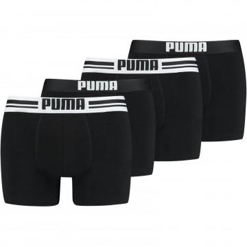 Pack de 4 Boxers Homme Coton Placed Logo (Boxers Homme) PUMA chez FrenchMarket