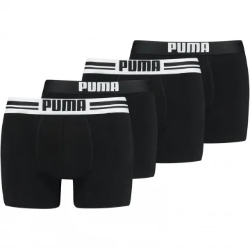 Pack de 4 Boxers Homme Coton Placed Logo (Lot boxers Homme) PUMA chez FrenchMarket
