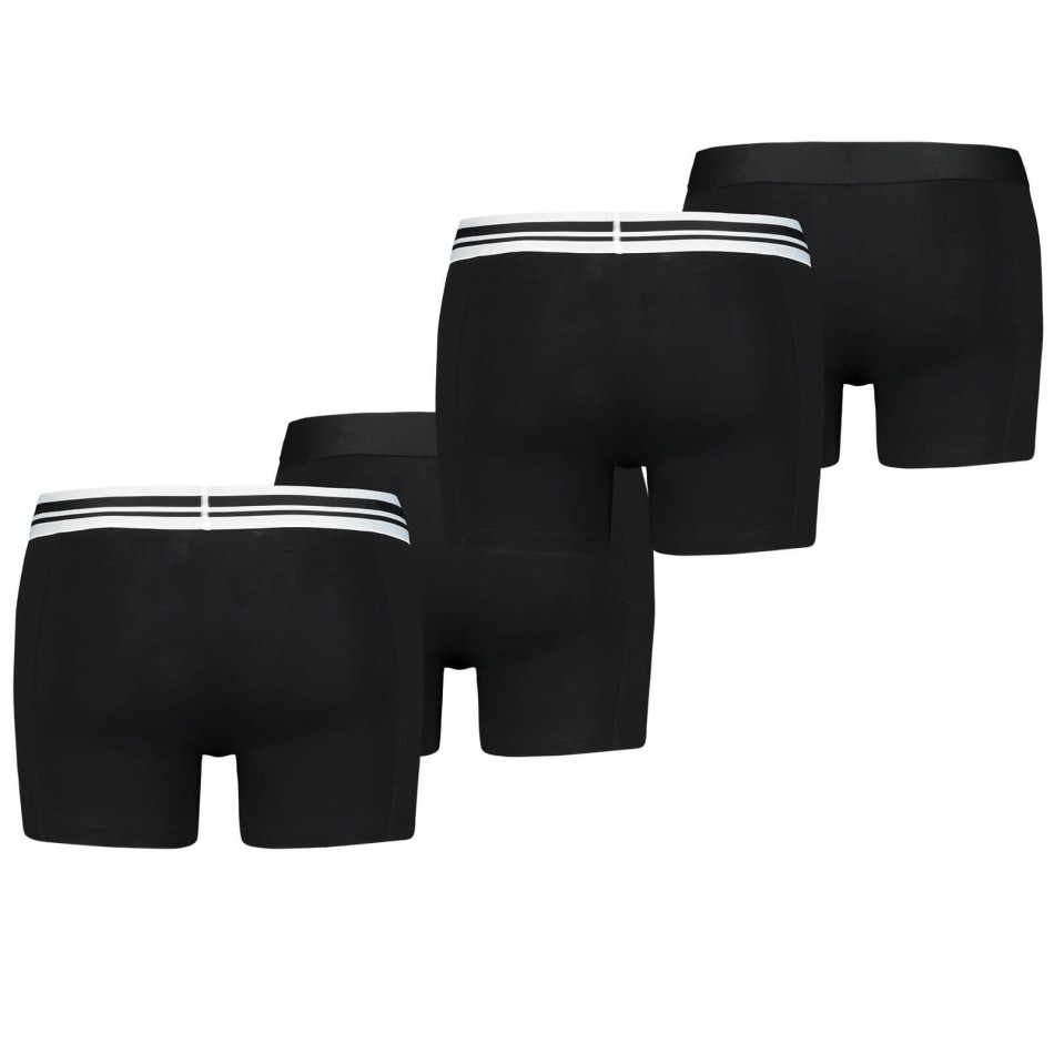 Pack de 4 Boxers Homme Coton Placed Logo (Lot boxers Homme) PUMA chez FrenchMarket