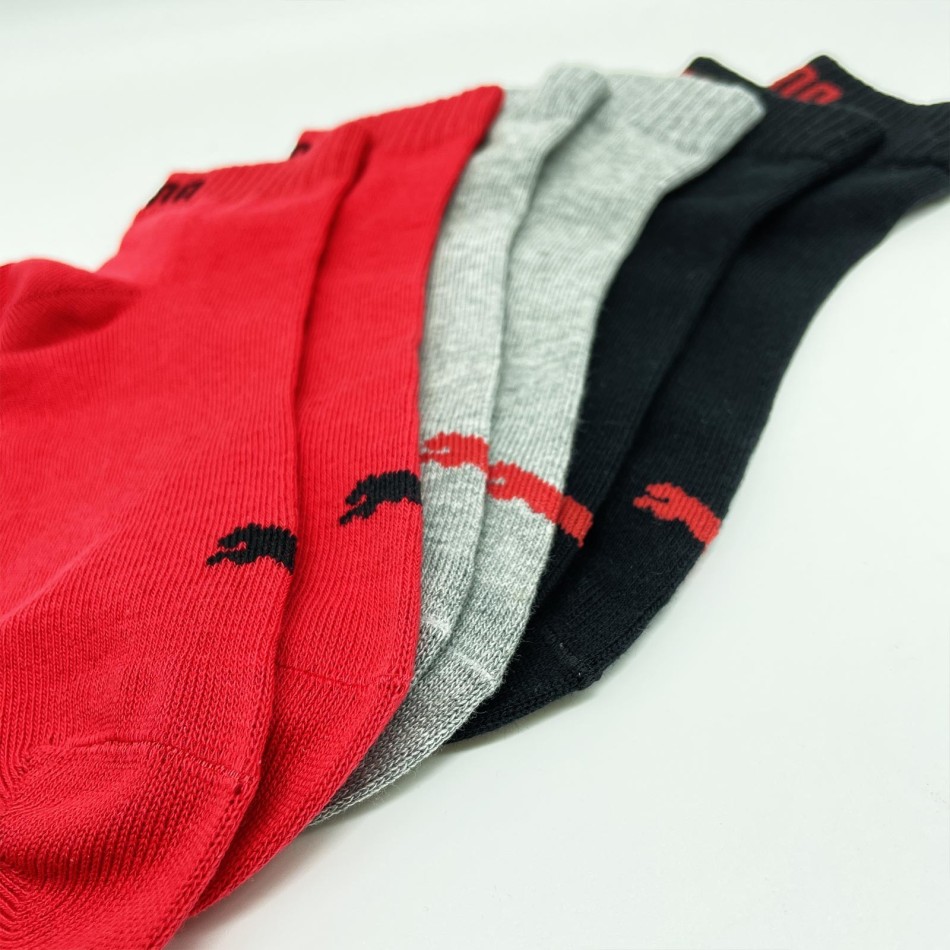Confezione da 6 paia di calzini a un quarto di dollaro (Sportivo) PUMA chez FrenchMarket