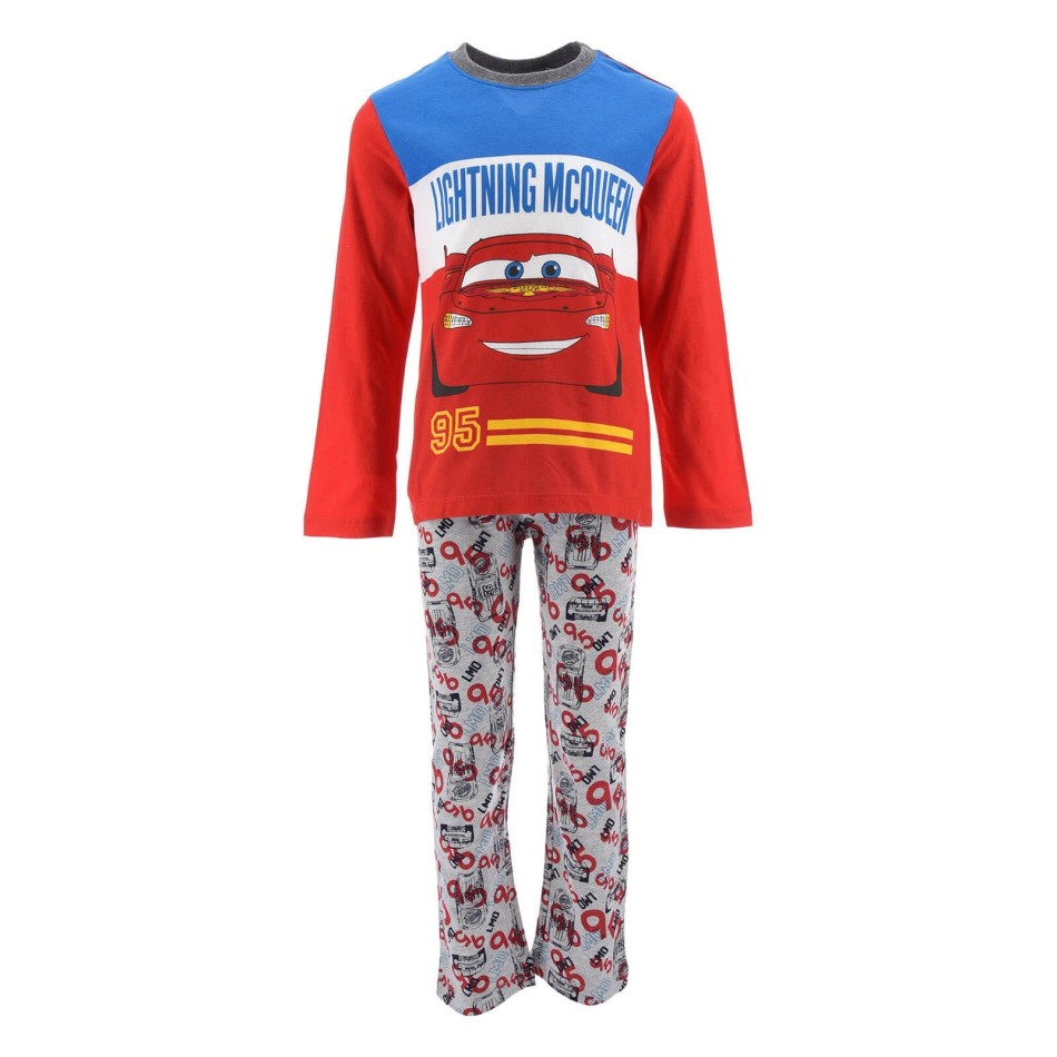 DISNEY PIXAR Lång pyjamas för pojkar "Lightening McQueen"