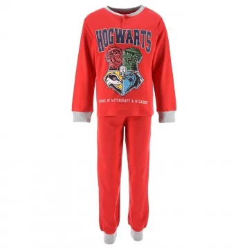 Pyjama Long Coton Garçon Harry Potter "Hogwarts School" (Ensembles de Pyjama) French Market chez FrenchMarket