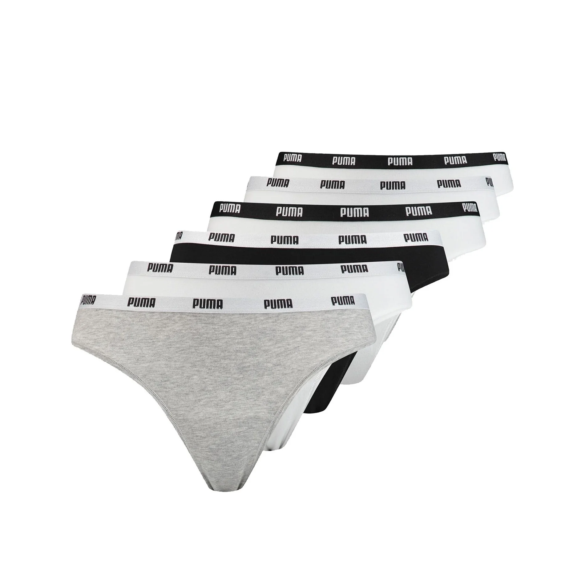 Lot De 6 Strings En Microfibre Pour Femme - Confort Quotidien, Élastique Doux, Taille Basse