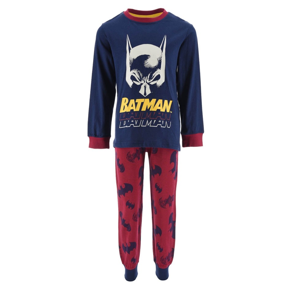 Pigiama lungo in cotone Batman bambino (Set pigiama bambino) French Market chez FrenchMarket