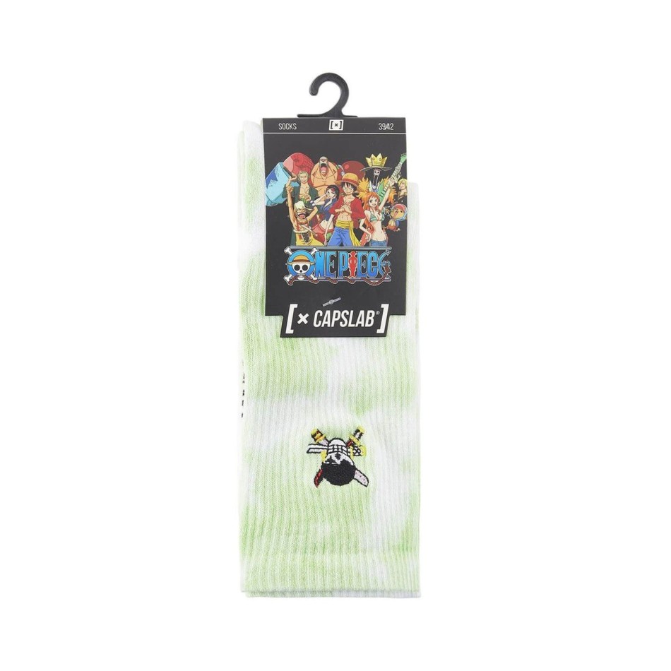 CAPSLAB Tie & Dye Sport Socks "One Piece" | Skull Luffy Zorro