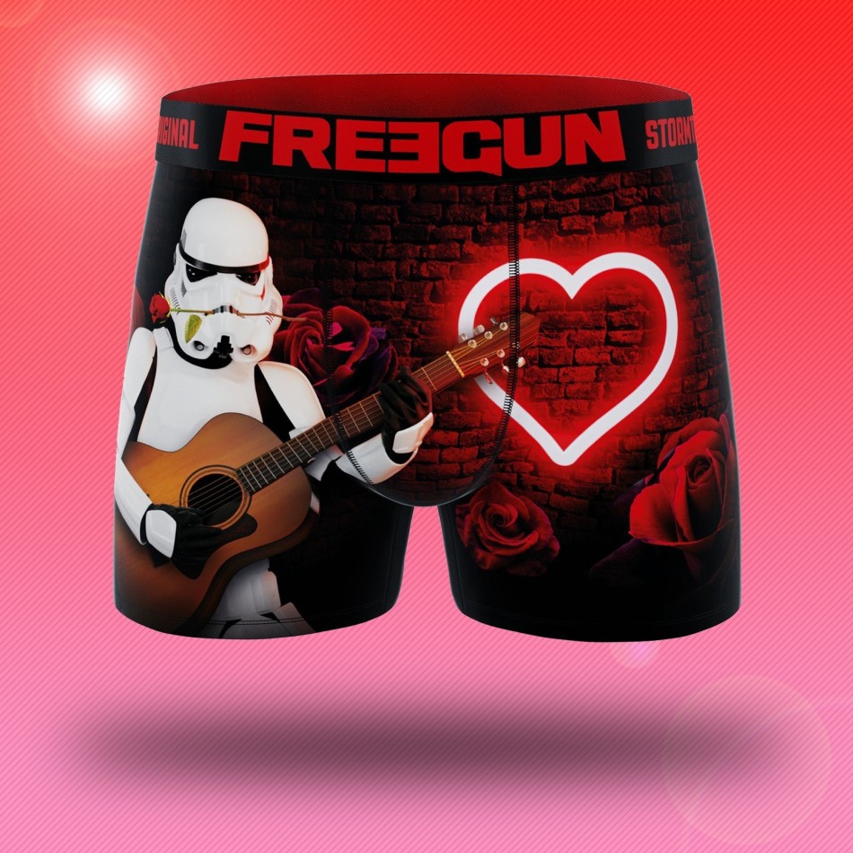 Boxer Stormtrooper per San Valentino (Boxer da uomo) Freegun chez FrenchMarket