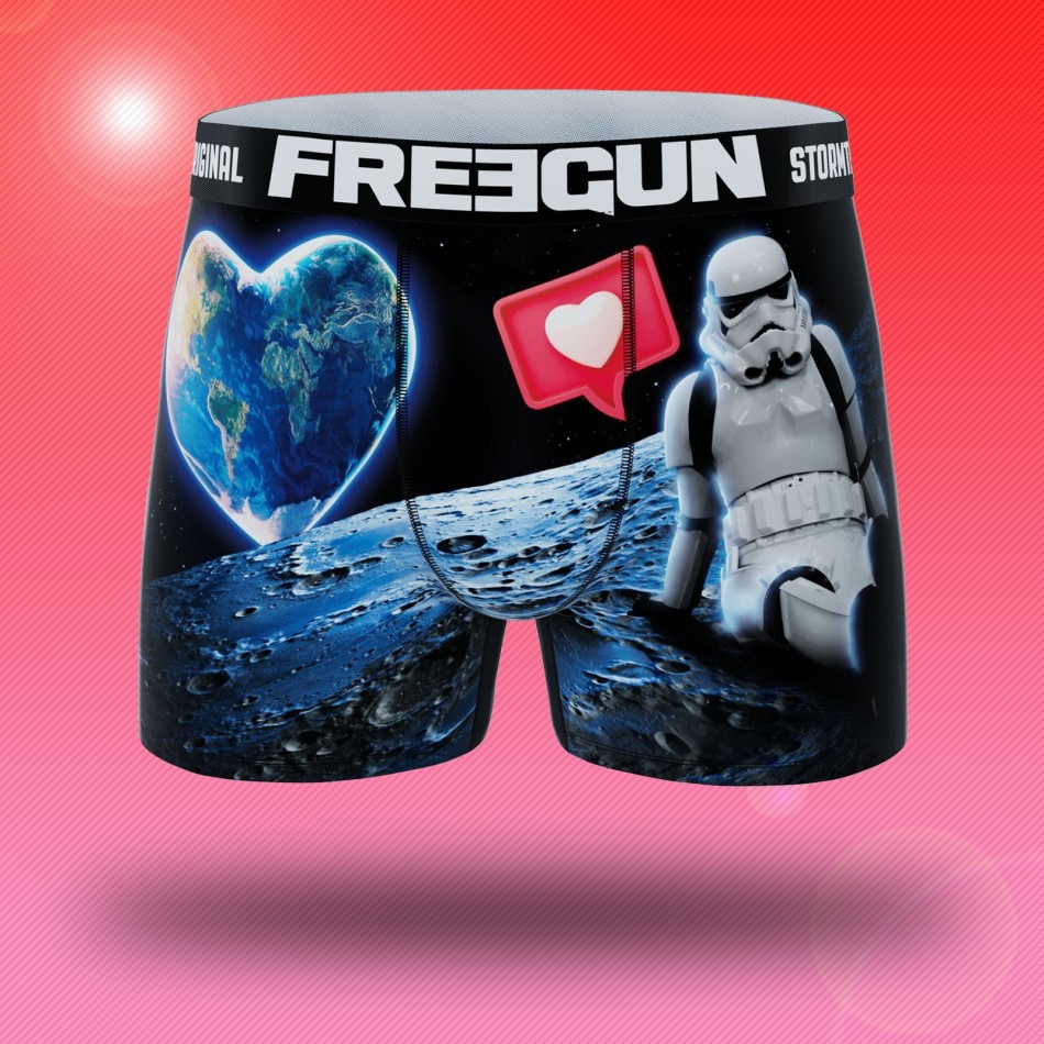 FREEGUN Stormtrooper Boxershorts för män Alla hjärtans dag | Billiga gåvor