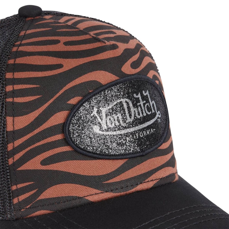 Mössa Von Dutch | Multicolour Zebra Print Trucker