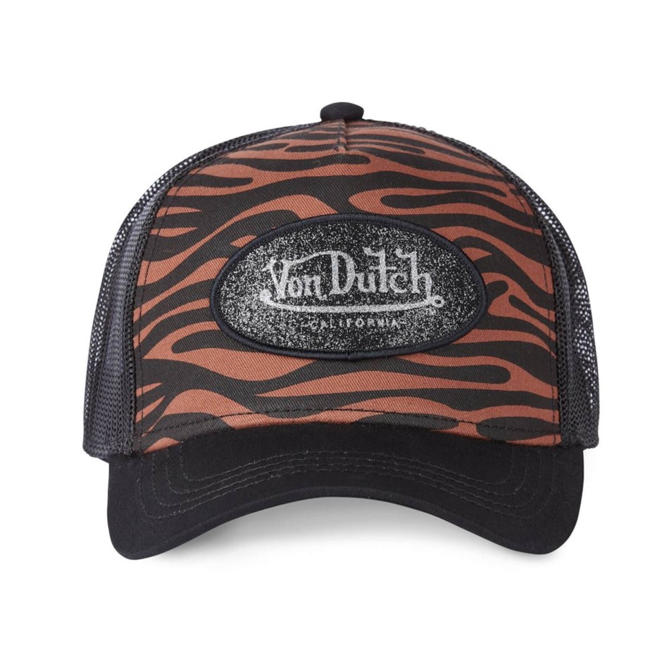 Mössa Von Dutch | Multicolour Zebra Print Trucker