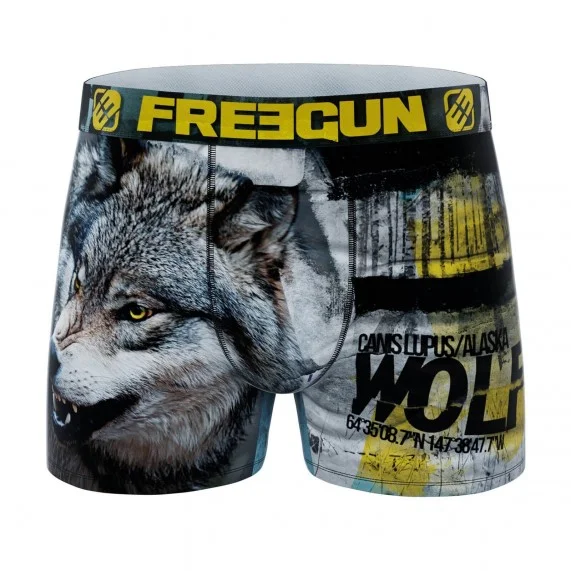 Herenboxer in gerecyclede microvezel (Herenboxershorts) Freegun chez FrenchMarket
