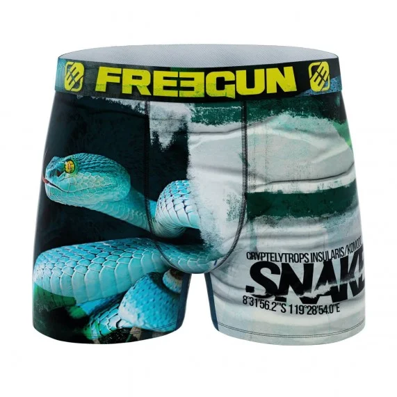 Men's Recycled Microfiber "Animal" Boxer (Men's boxer shorts) Freegun on FrenchMarket
