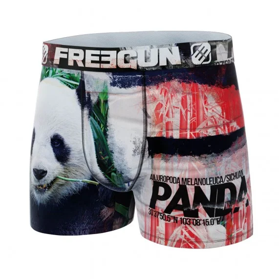 Men's Recycled Microfiber "Animal" Boxer (Men's boxer shorts) Freegun on FrenchMarket