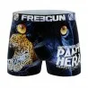 Boxer da uomo in microfibra riciclata con animali (Boxer da uomo) Freegun chez FrenchMarket