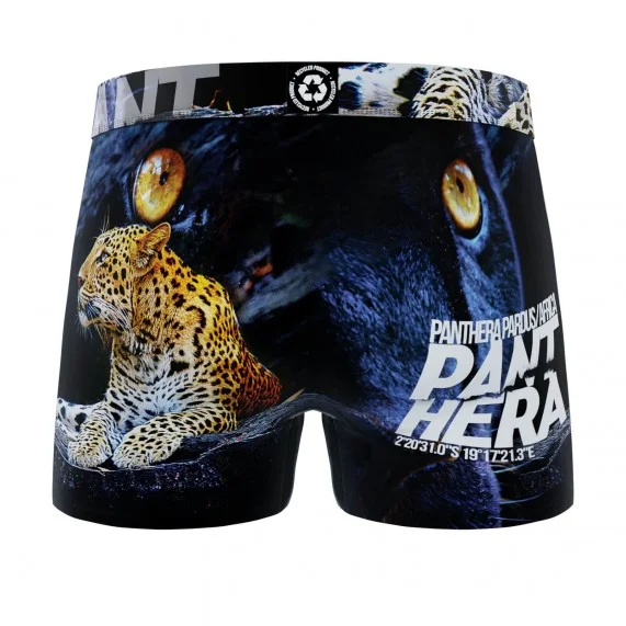 Boxer da uomo in microfibra riciclata con animali (Boxer da uomo) Freegun chez FrenchMarket