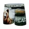 Boxer da uomo in microfibra riciclata con animali (Boxer da uomo) Freegun chez FrenchMarket