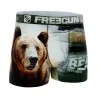 Boxer da uomo in microfibra riciclata con animali (Boxer da uomo) Freegun chez FrenchMarket