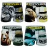 Lot de 4 Boxers Homme Microfibre Recyclé Animaux (Lot boxers Homme) Freegun chez FrenchMarket