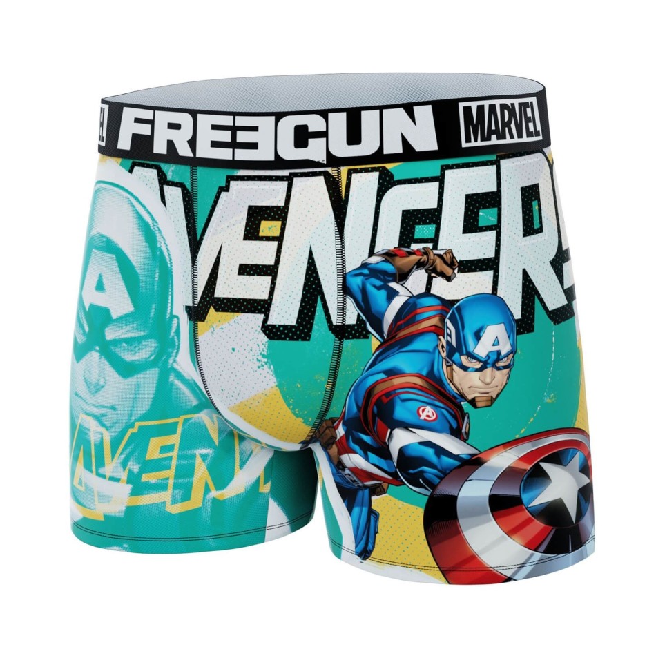 Marvel Boxer - FREEGUN Captain America Man| French Market