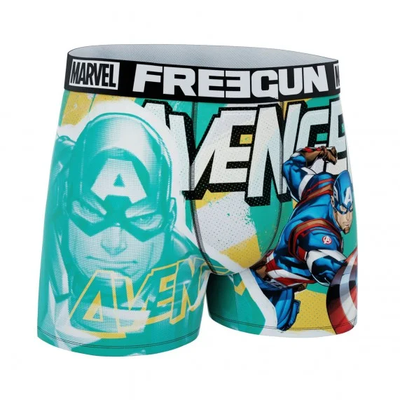 Boxer Freegun Homme Marvel Captain America 2020 (Boxershorts) Freegun auf FrenchMarket