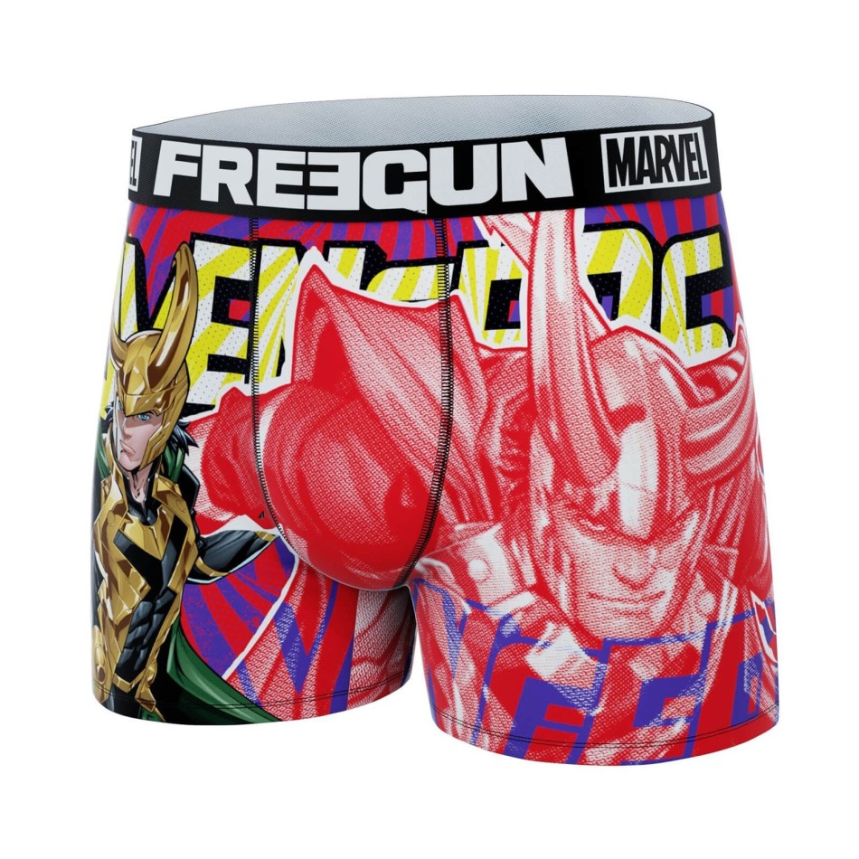 FREEGUN Marvel | Loki Avengers Boxer för män | Engelsk marknad