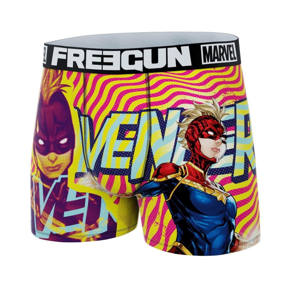 FREEGUN Boxer för män med Captain Marvel |Avengers |French Market