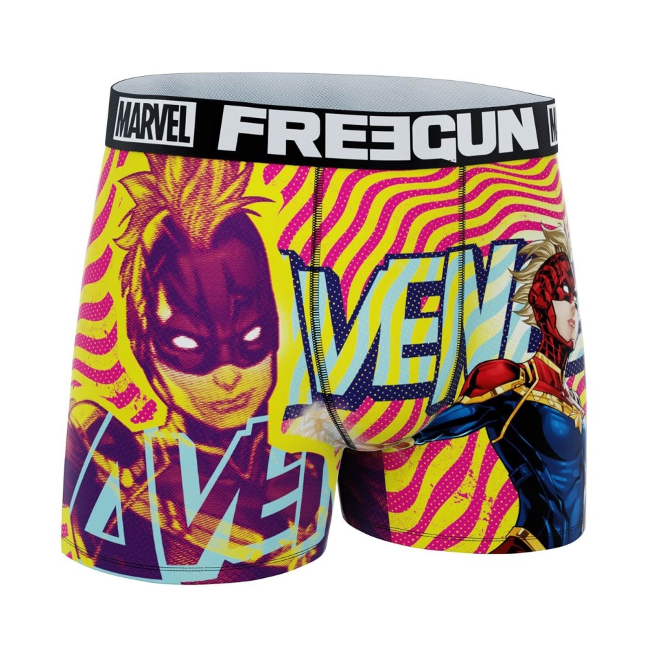 FREEGUN Boxer för män med Captain Marvel |Avengers |French Market