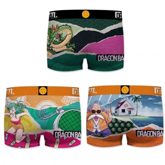 3er-Set Dragon Ball Boxershorts für Männer (Boxershorts für Männer) Freegun auf FrenchMarket