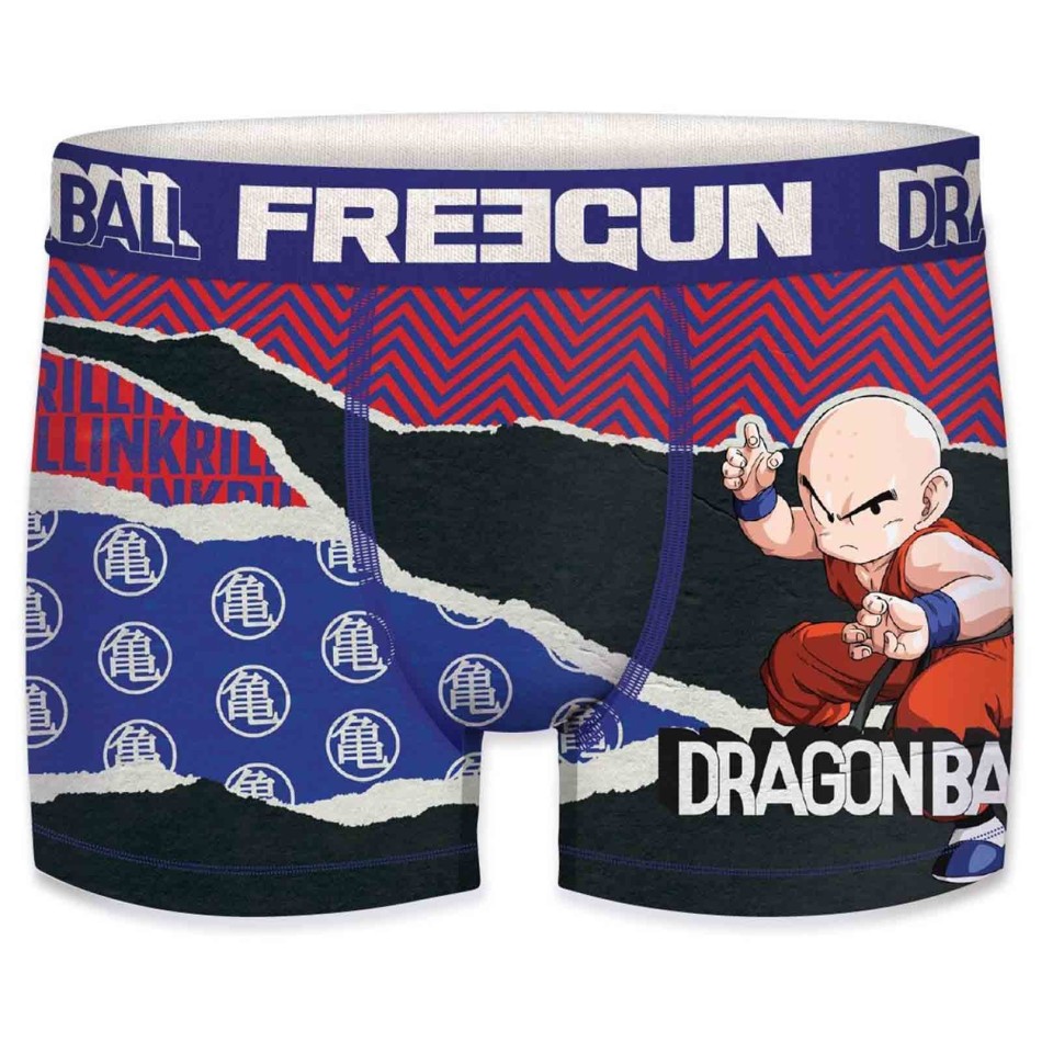 FREEGUN Set med 3 Dragon Ball Boxershorts för män Championnat Martial Arts