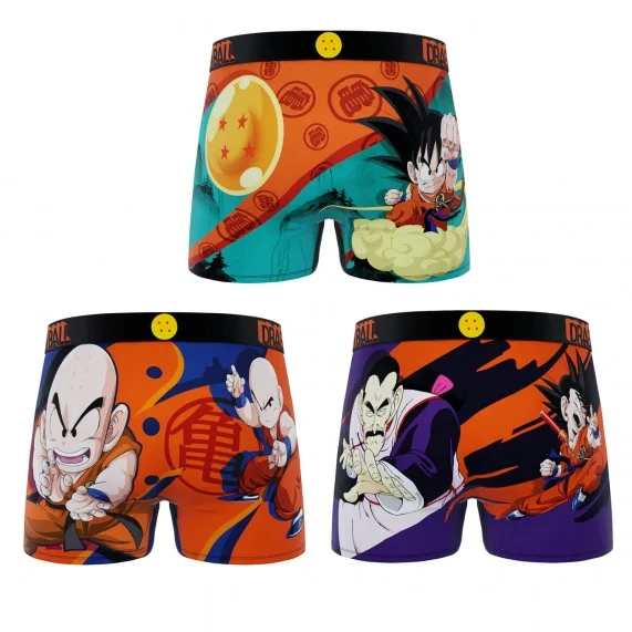 3er-Set Dragon Ball Boxershorts für Männer (Boxershorts für Männer) Freegun auf FrenchMarket