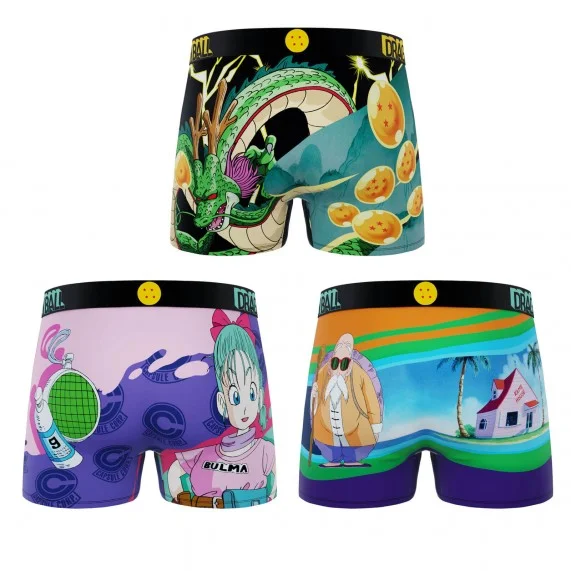 Set of 3 Dragon Ball Boxers for Men (Boxers) Freegun on FrenchMarket