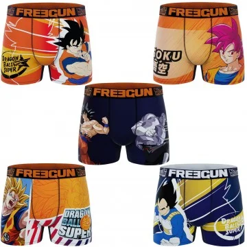 Set van 5 Kids Dragon Ball Super Boxers (Jongensboxershort) Freegun chez FrenchMarket