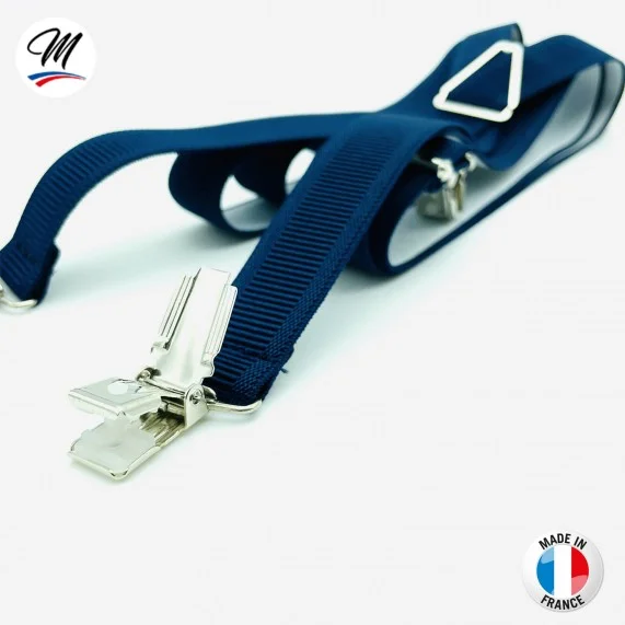 Tirantes en forma de X con pinzas Fino o Grande - Fabricado en Francia (Tirantes) French Market chez FrenchMarket