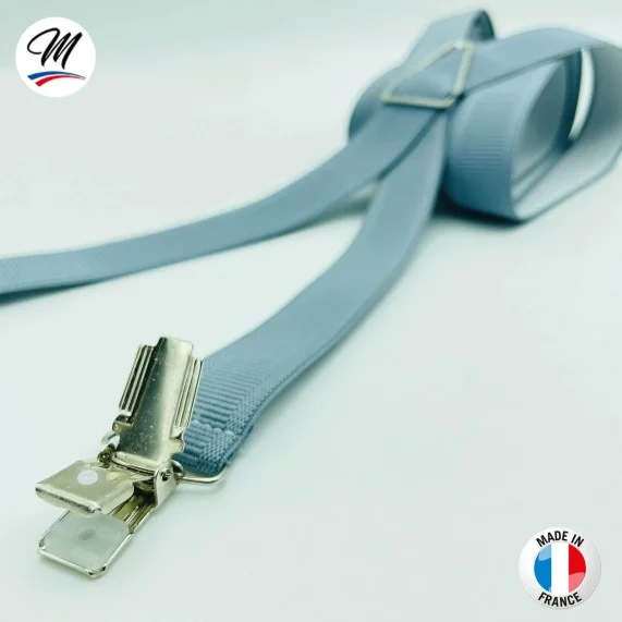 Tirantes en forma de X con pinzas Fino o Grande - Fabricado en Francia (Tirantes) French Market chez FrenchMarket