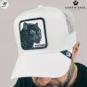PANTHER Trucker Pet - Panter Wit / Ivoor (Caps) Goorin Bros chez FrenchMarket PANTHER Trucker Pet - Panter Wit / Ivoor (Caps) Goorin Bros chez FrenchMarket