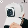 PANTHER Trucker Pet - Panter Wit / Ivoor (Caps) Goorin Bros chez FrenchMarket PANTHER Trucker Pet - Panter Wit / Ivoor (Caps) Goorin Bros chez FrenchMarket
