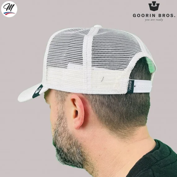 Gorra Trucker PANTHER - Panther White/Ivory (Gorras) Goorin Bros chez FrenchMarket Gorra Trucker PANTHER - Panther White/Ivory (Gorras) Goorin Bros chez FrenchMarket