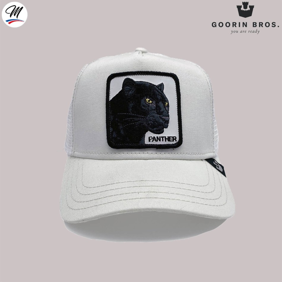 GOORIN BROS Trucker Style Cap PANTHER - Panther White/Ivory