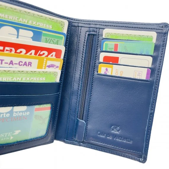 Leather wallet - Size 15cm*10cm (Portfolios) Elephant d'Or on FrenchMarket