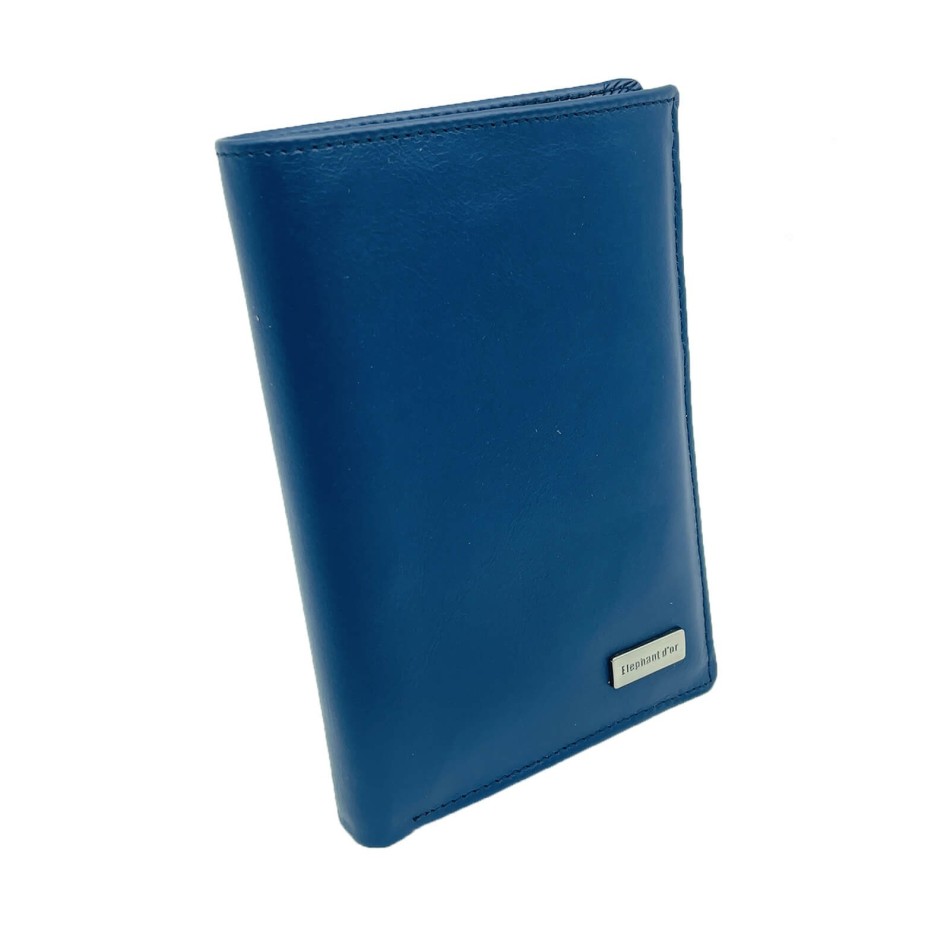 ELEPHANT D'OR | Läderplånbok - 2 fack 15cm*10cm