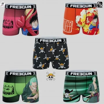 Set of 5 One Piece Boy Boxers (Boxers) Freegun on FrenchMarket
