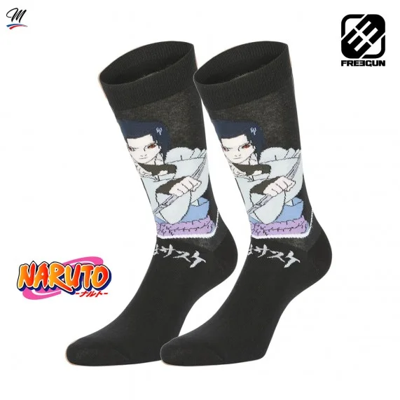 Lot de 2 paires de Chaussettes Homme "Naruto" (Chaussettes fantaisies) Freegun chez FrenchMarket